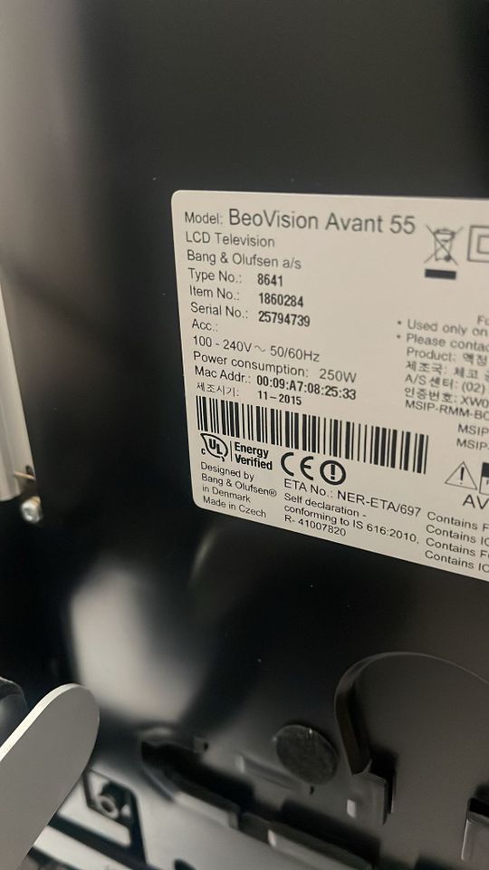 Bang&Olufsen Beovision Avant 55 Ultra-HD LED 4K 3D*REFURBISHD* in Hamburg