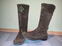 Wildleder Stiefel Esprit Gr. 38 top Zustand Sachsen-Anhalt - Güsten Vorschau