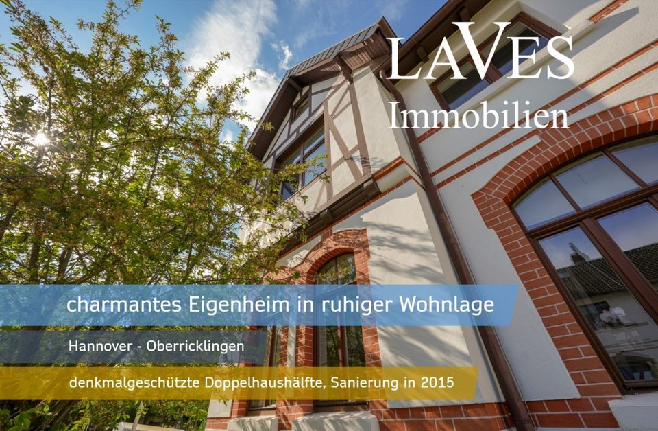 Charmantes Eigenheim (Sanierung 2015) in ruhiger Wohnlage! in Hannover