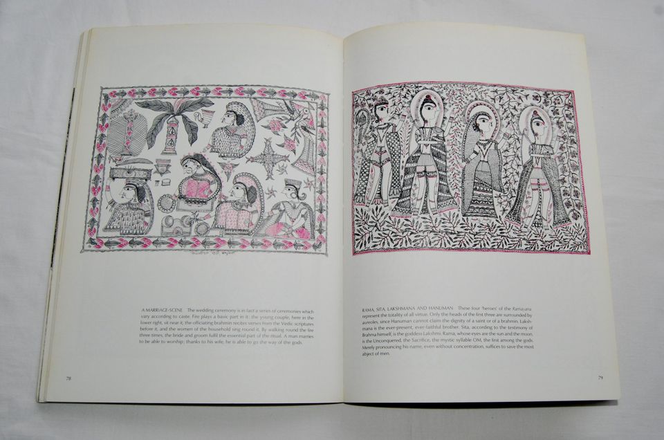 Indische Malerei "The Art of Mithila" in Berlin