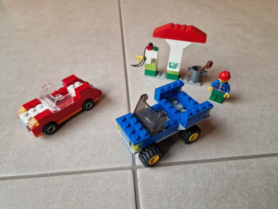Lego 5898 Tankstelle mit Autos 4-7 Jahre in Würselen