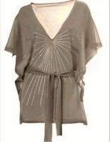 Dini Heine Fledermaus Shirt mit Pailletten Gr.34 XS NEU khaki Thüringen - Gotha Vorschau