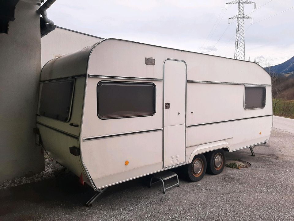 Wohnwagen camper wohnmobil Camping 7m mit klima in Kiefersfelden