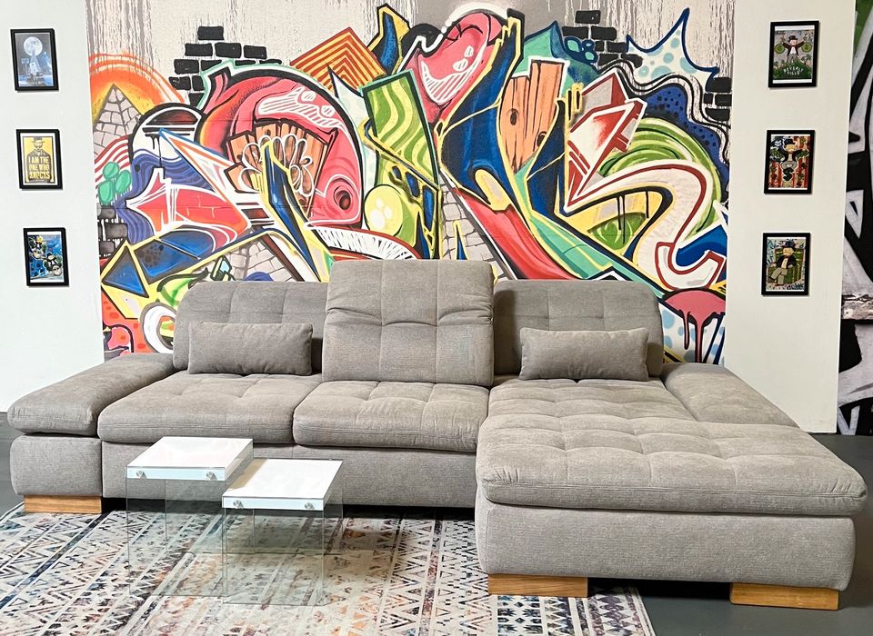 Sofa Couch Wohnlandschaft L Form mit Funktionen von Steinpol in Köln