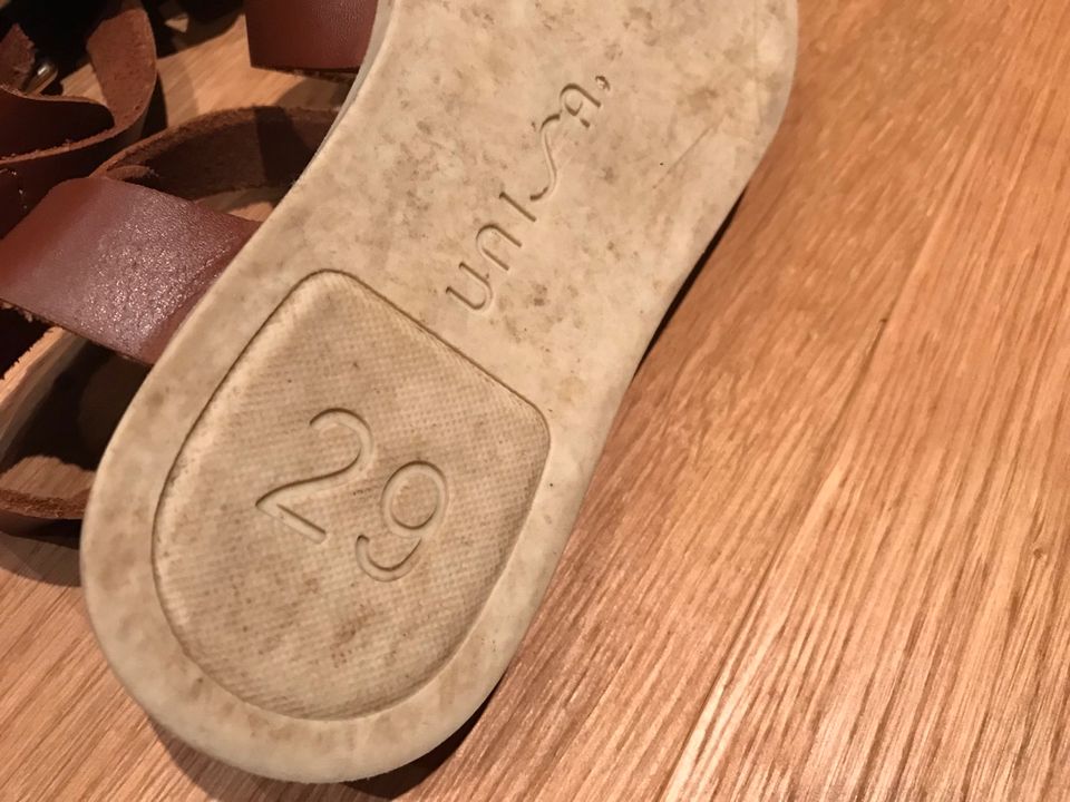 ❤️ Unisa Sandalen 29 braun Gold ❤️ in Eschweiler