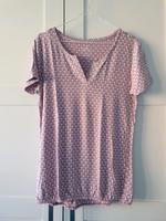 Shirt gepunktet lila weiß Gina Größe S Brandenburg - Kremmen Vorschau
