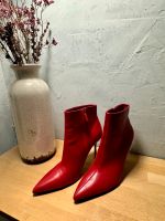 Zara Stiefeletten High Heels / Gr. 40 / Farbe: rot / Top Düsseldorf - Düsseltal Vorschau