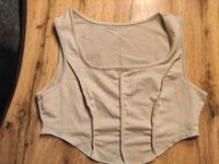 Shein Cami Croptop Tanktop Beige Gr. S Bayern - Veitsbronn Vorschau