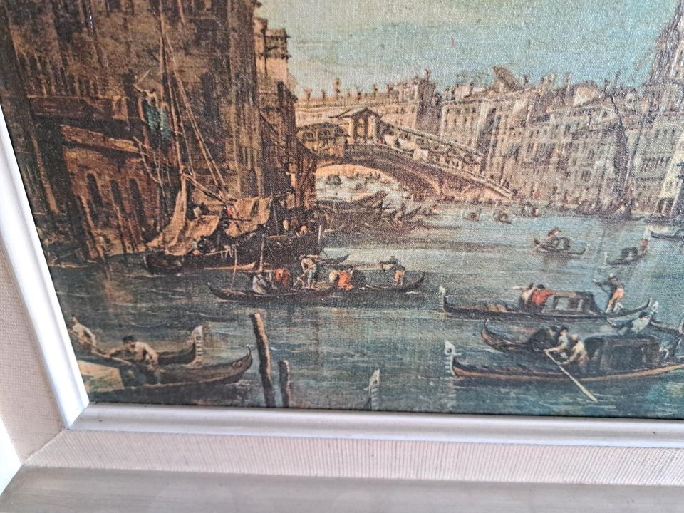 Antikes Gemälde Canale Grande in Koblenz