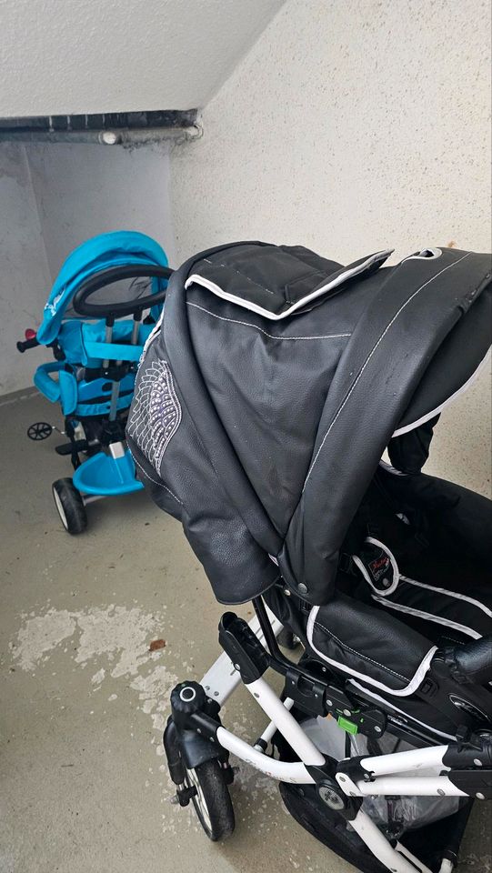 Hartan Kinderwagen in Lederoptik in Zwickau