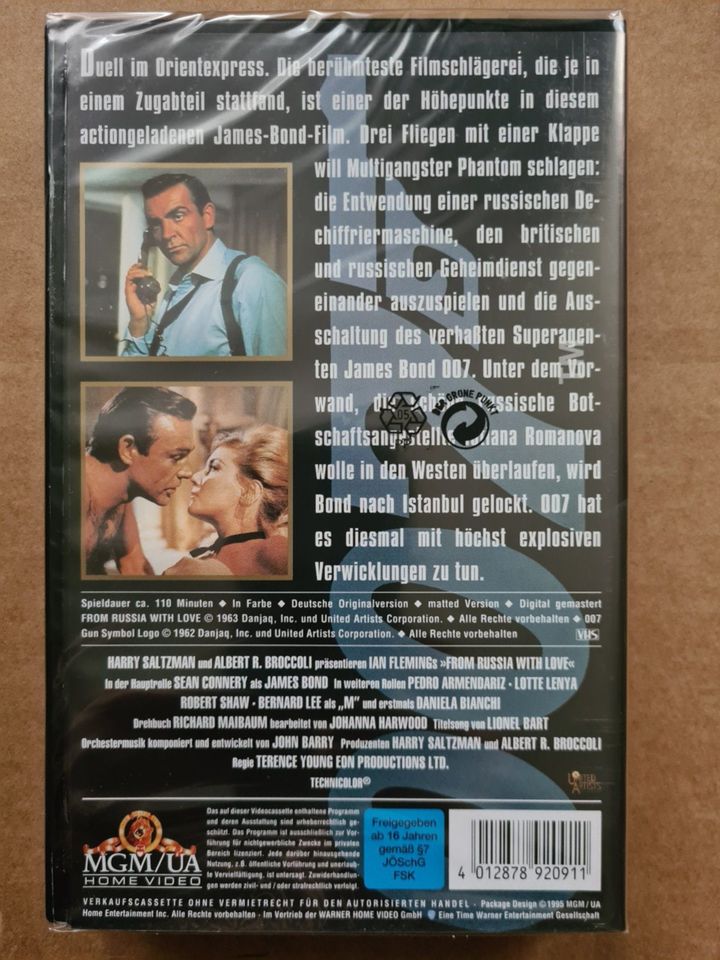 James Bond 007 - Liebesgrüsse aus Moskau [VHS] NEU! Noch eingesch in Gifhorn