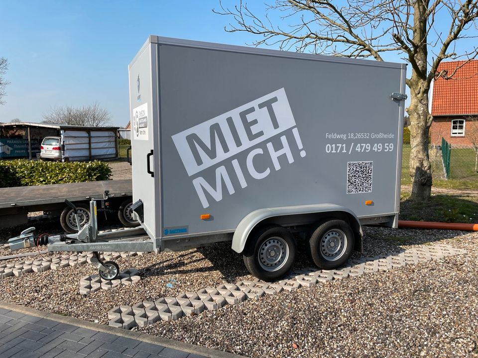 Anhänger mieten Vermietung Umzug Transport Umzug Trailer in Großheide