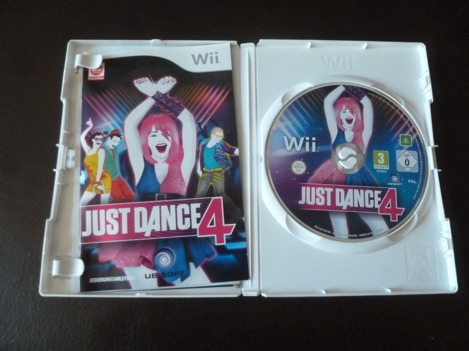 1 neues " JUST DANCE  4 " Wii Spiel, PAL Nintendo , USK 0 J. in Brunnthal