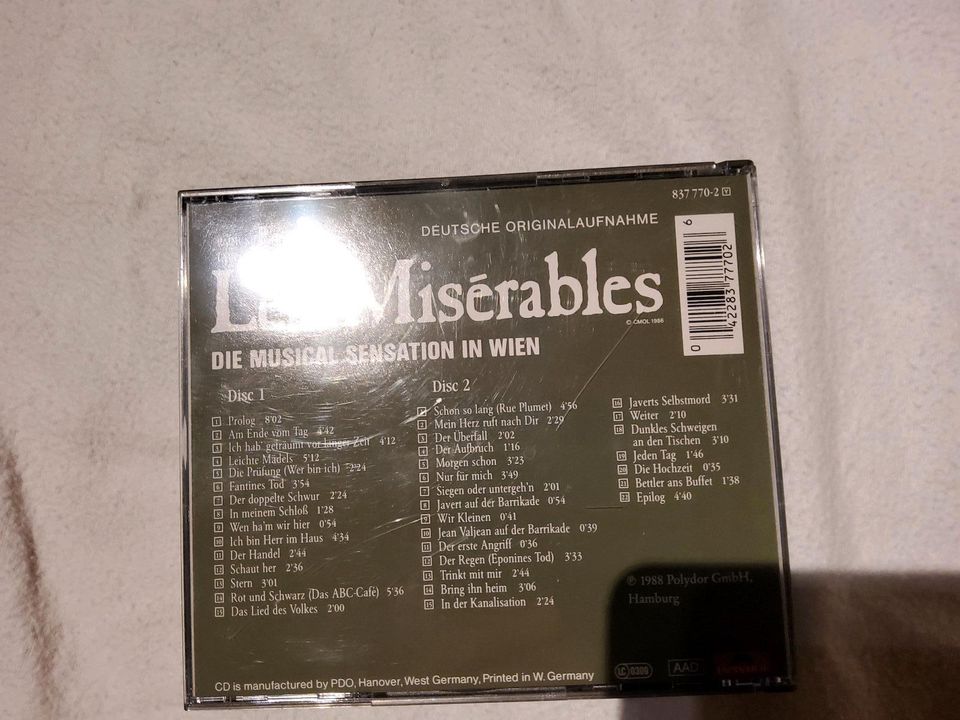 "Les Misérables - Musical Sensation in Wien" - CD-Box in Lambrecht (Pfalz)
