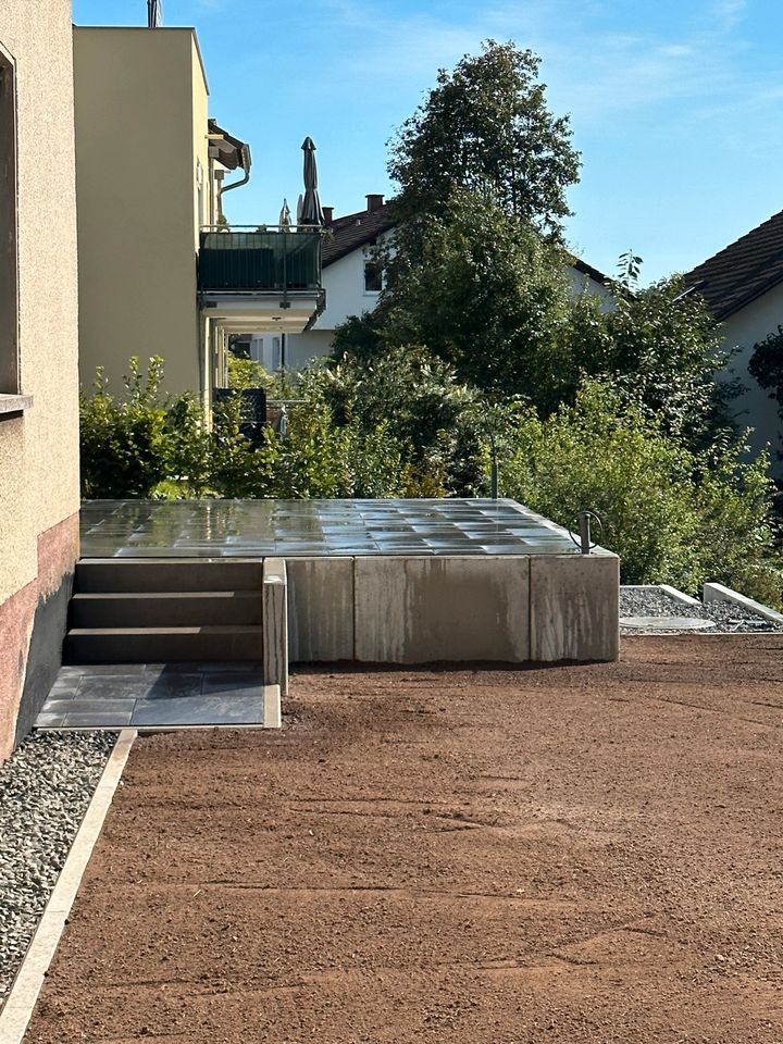 Bagger Arbeit , Pflaster Arbeit , Gartenbau,Terrasse Bau in Fulda