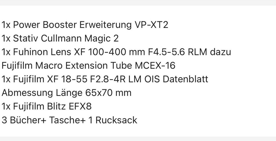 Fujifilm X-T2 Kamera in Berlin