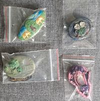 4 Fimo Broschen handmade je Herzogtum Lauenburg - Wentorf Vorschau