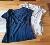 2 Stillshirts h&m rose und blau Gr L Umstandsshirts Sachsen - Remse Vorschau