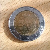 2 Euro Münze Jean Henri Luxemburg Nordrhein-Westfalen - Schloß Holte-Stukenbrock Vorschau