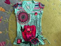 Gr. S/M Schönes T-Shirt You Wit Hus (desigual=ungleich) Frankfurt am Main - Preungesheim Vorschau
