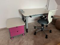 ORGOO Schreibtisch mit Stuhl und Rollcontainer Sachsen - Zwickau Vorschau