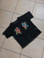 Takko Netzshirt schwarz mit Blumen Gr.M Nordrhein-Westfalen - Uedem Vorschau