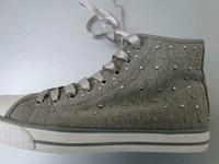 GEOX SNEAKER HOCH GR.39 silber/grau Nieten Baden-Württemberg - Heiningen Vorschau