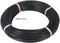 Kabel PVC-Schlauchleitung H05VV-F 3G1,5 schwarz 50 Meter Rolle Nordrhein-Westfalen - Selm Vorschau