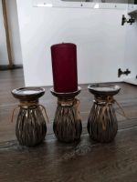 3x Kerzenständer Chrom silber 14cm Köln - Porz Vorschau