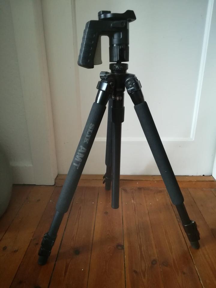 Stativ Slik Pro mit Bilora Auto Kugelgriff professional Tripod in Kiel