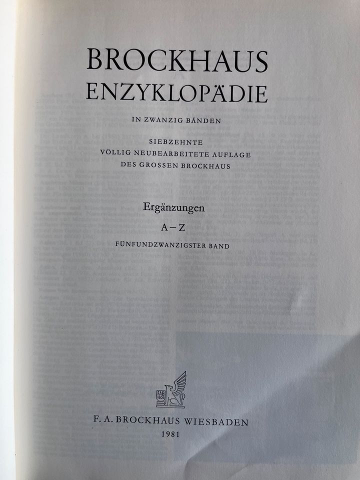 Der Große Brockhaus Enzyklopädie Bücher 17. Auflage in Stuttgart