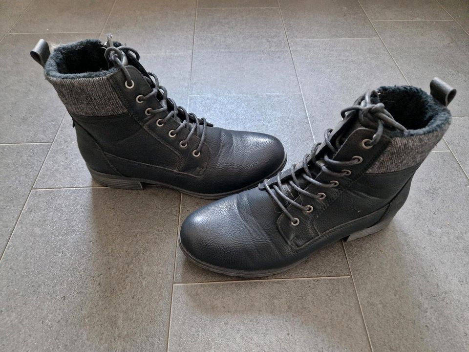 Tom Tailor Stiefeletten schwarz Gr.40 neuwertig in Berlin