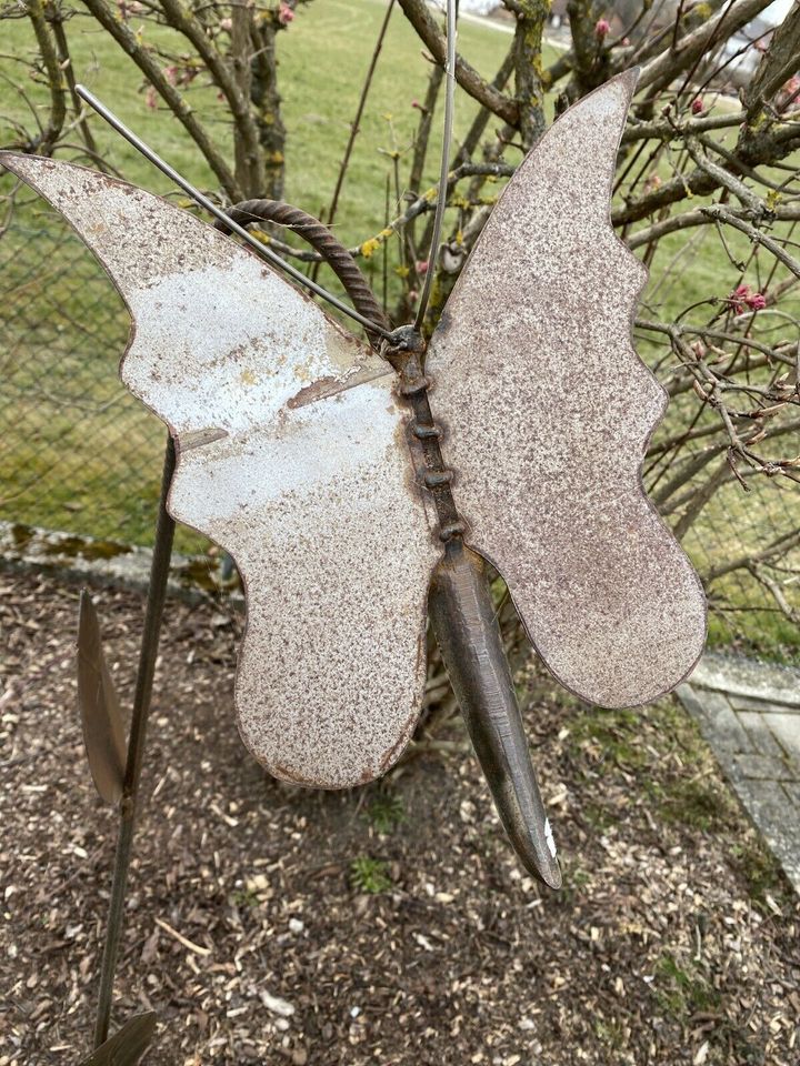 Gartendeko - rostend - Schmetterling in Bodenkirchen