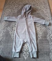 Baby Fleece- Overall mit Kapuze grau 62/68 ▪︎ neu ▪︎ Niedersachsen - Uelzen Vorschau