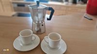 2 Espressotassen mit Kaffeekocher Nordrhein-Westfalen - Bottrop Vorschau