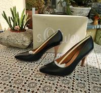 S.Oliver Pumps/Absatzschuhe schwarz Echtleder 38 Brandenburg - Cottbus Vorschau