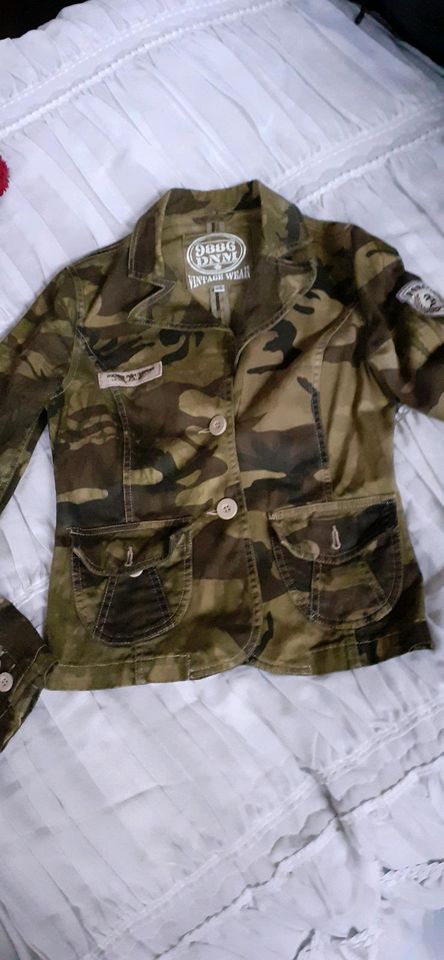 VINTAGE BLAZER CAMOUFLAGE XS in Kühlungsborn