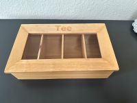 Ernesto Teebox mit 4 Fächern für Tee Bambus Glasdeckel Sachsen - Zwickau Vorschau