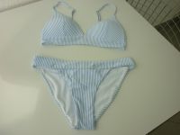 Bikini Oberteil Gr. M, Hose Gr. S, blau -weiß, 1. Hand Hessen - Hünfeld Vorschau