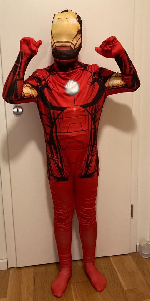 Iron man Kostüm Onesy für ca. 145cm Körperlänge in Moers