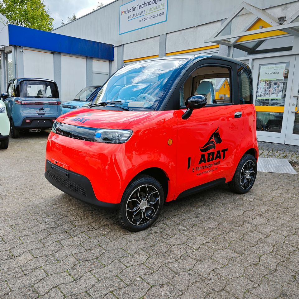 E Auto E Roller E Kabinenroller 25-45km/h 120km Reichweite Rot in Bielefeld