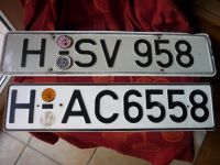 Altes Nummernschild DIN 80er Jahre Hannover HSV Nordrhein-Westfalen - Petershagen Vorschau