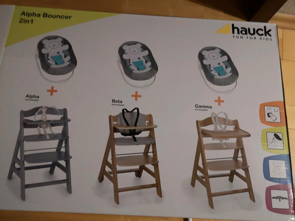 Hauck Alpha Bouncer 2in1 in Grünkraut