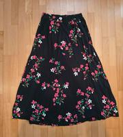 Langer Rock Maxirock 36/38 S/M schwarz bunt Blumen Bayern - Baiersdorf Vorschau