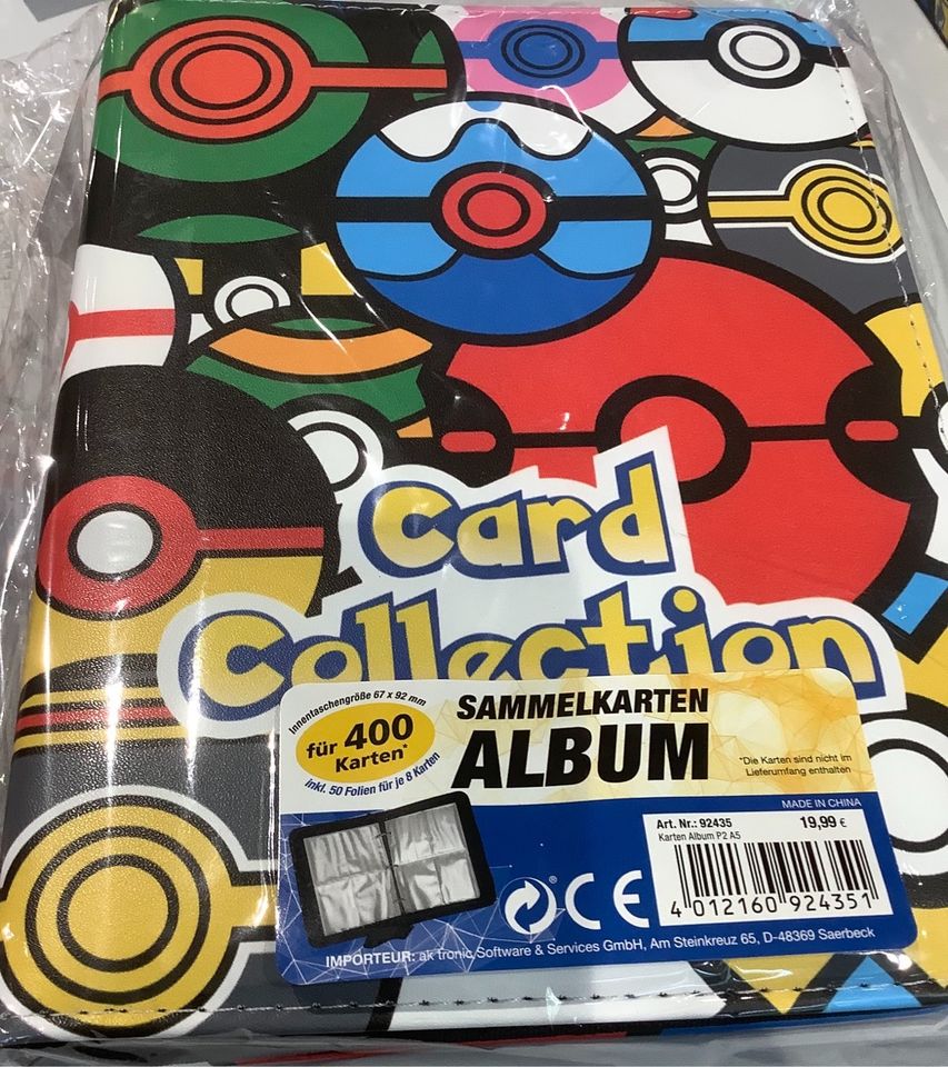 Pokemon Album -Karten Album für 400 Sammelkarten in Niedersachsen - Norden