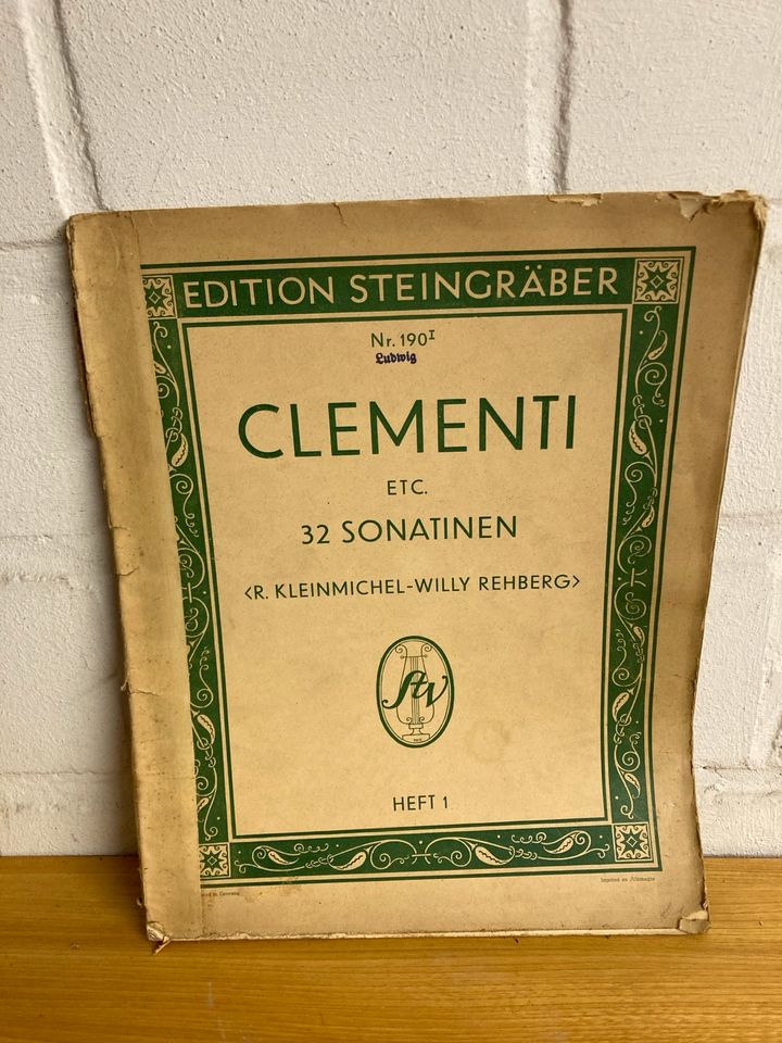 Clementi 32 Sonatinen Edition Steingräber in Meerbusch