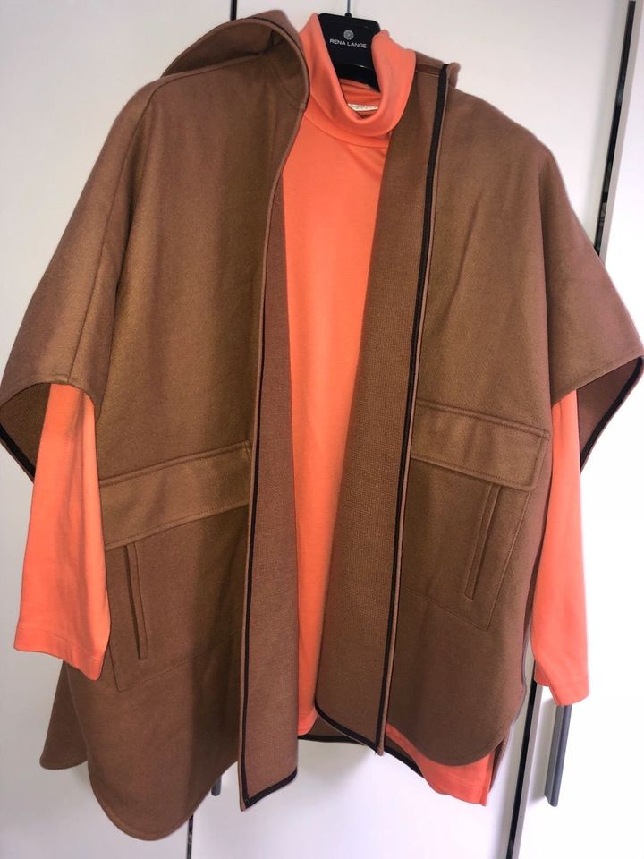 Neuwertige Rollkragen Langarmshirt Gr.48/50 orange in Kaiserslautern