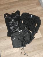 Sommer Shorts Kleidung Paket sexy, rockig Gr. XS schwarz Baden-Württemberg - Eriskirch Vorschau