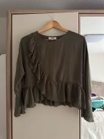 Crop top khaki satin Optik Gr. 34 oversized Nordrhein-Westfalen - Leverkusen Vorschau