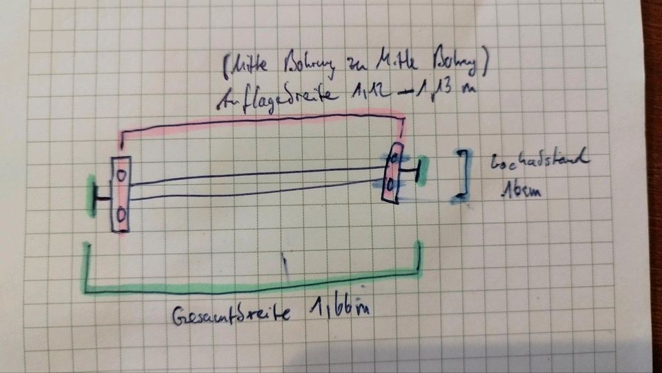 +++ ALKO Anhängerachse gebremst Brenderup AL KO +++ in Knetzgau